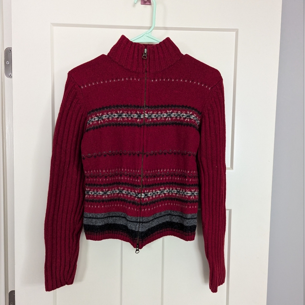 - Eddie Bauer Legend Womens Willow Peak Cardigan Sweater Multicolor Long S…